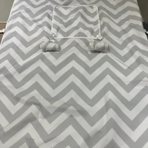 Car Seat Cover, grey and white