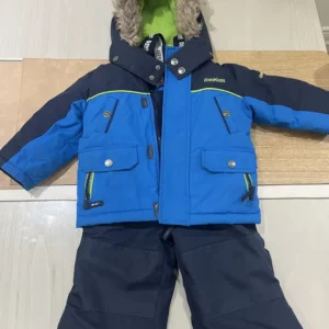 Osh Kosh Winter Jacket and snowpants, blue and green, size 18months