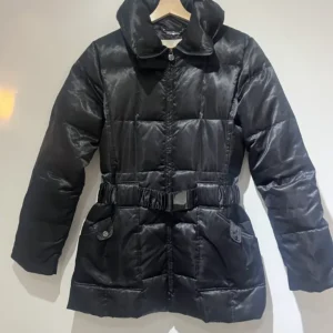 Women's Laundry Shell Segal Quilted Puffer Black Jacket, size medium