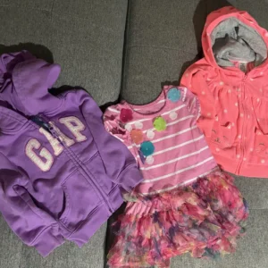 Size 12-18 months bundle : (Children's place dress, Gap jacket, Carters jacket)