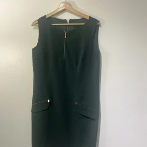 Laundry by Shell Segal cocktail dress, size 6, dark green