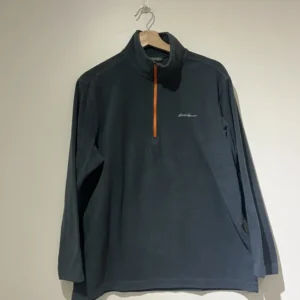 Eddie Bauer fleece jacket, grey, size medium