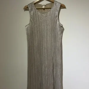 H & M metallic shimmer dress, size small