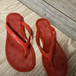 Coach Sandals, size 8, red